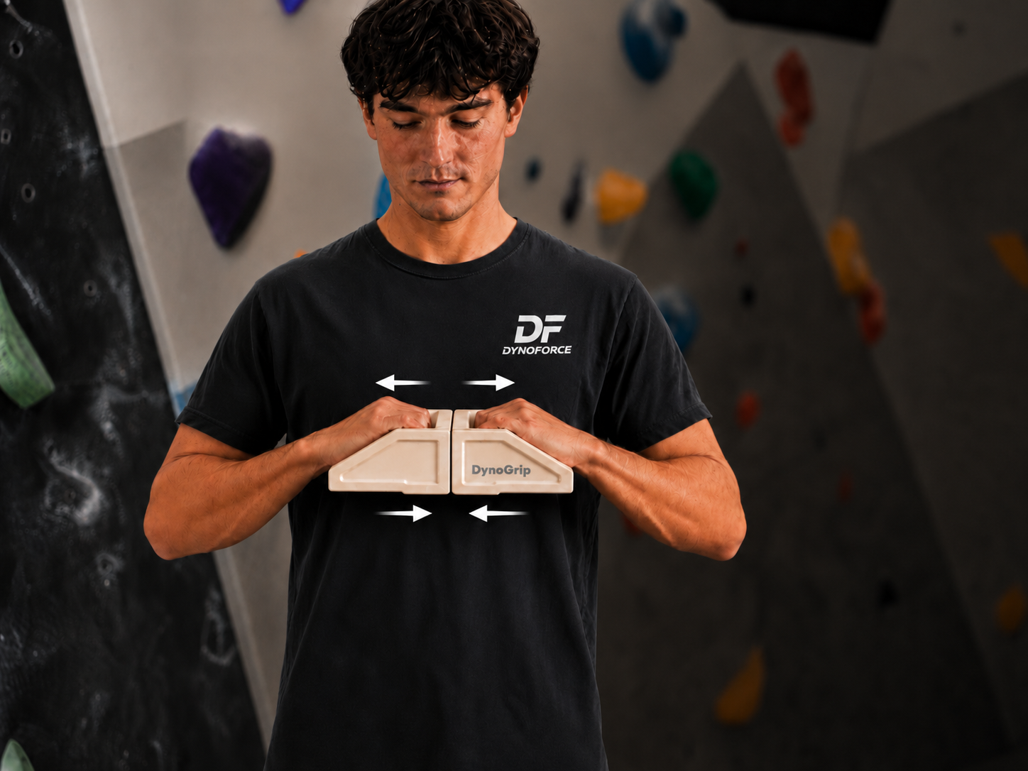 DynoGrip Push- und Pull-Anwendung mit zwei Trainingsrichtungen